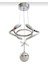 Dron Avize - Krom 3 Renk Led’li Kristal Taç Lı Salon ve Oturma Odası - LED Avize 3