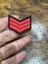 Ütü Ile Yapışan Kırmızı Mini Arma Apolet 3x2 cm 1