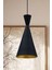 Ince Siyah Metal Avize Mutfak Salon Cafe Ofis Masaüstü Tekli Sarkıt Lamba Aydınlatma 1