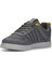 4189-24 Deri Anatomik Hafıza Taban Kadın Sneaker Füme Sarı 2