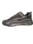 4184-24 Deri Anatomik Hafıza Taban Erkek Sneaker Siyah Füme 2