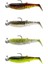 Cannibal Shad 10CM 9GR+10GR 3/0 Clear Water 4 Adet Silikon Yem 1