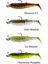 Cannibal Shad 10CM 9GR+10GR 3/0 Clear Water 4 Adet Silikon Yem 2