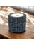 Liona Puzzle Desenli Kokulu Dekoratif Mum - Siyah - Silver 1
