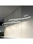 Infinity / Sarkıt Avize / 120 cm / Antrasit Gövde / 3 Renk Işık 2