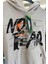 Erkek Çocuk Kapişonlu Baskılı Sweatshirt - Gri 2