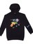 Erkek Çocuk Baskılı Kapişonlu Sweatshirt - Lacivert 1