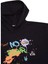 Erkek Çocuk Baskılı Kapişonlu Sweatshirt - Lacivert 2