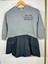Gri Sweatshirtlü Cepli Elbise 1