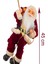 Yılbaşı Süsü Noel Baba Biblo Figür Büyük Boy 45cm - Asma Ipi İle 78 Cm 1
