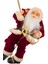 Yılbaşı Süsü Noel Baba Biblo Figür Büyük Boy 45cm - Asma Ipi İle 78 Cm 3