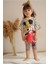 Minnie Baskılı Leopar Desenli Ikili Çoçuk Takım 2