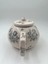 Handmade Seramik Çaydanlık(Antrasit Çiçekli) 4