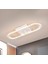 Minel Dekor Oval -35-15 cm Plafonyer A++ Ledli Modern Avize Koridor Hol Aydınlatma Beyaz Işık 1