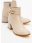 Kaydırmaz Tokalı Kadın Bot Bej Cilt 1