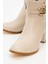 Kaydırmaz Tokalı Kadın Bot Bej Cilt 3