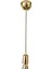 Sarkıt Lale Duy - Kumaş Kablo - (Gold Renk) (Ampul Dahil Değildir) 50 cm Plastik 1