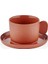 Cotta Limoges Porselen Kahve Fincanı Terracota 100 ml 1