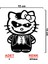 Hello Kitty Joker Sticker - Hello Kitty Sitcker - Oto Sticker - Araba Sticker - Araç Sticker 2