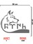 Göktürkçe Türk Sticker - Kurt Sticker - Oto Sticker - Araba Sticker - Araç Sticker - Cam Sticker 2