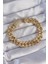 Vip Seri Gurmet Zirkon Taşlı Gold Renk Bileklik - TJ-BB6173 1