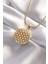 316L Çelik Gold Renk Yaşam Çiçeği Kolye - TJ-BKO8479 1