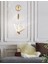 Elegance Modern Kelebek Tasarım Duvar Sarkıt LED Aplik Gold Sarı Harika Görsel 1