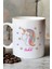 Kişiye Özel Unicorn Kupa Bardak Beyaz Kız Çocuğa Doğum Günü Hediyesi 4