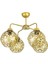 Dörtlü Selçuklu Model Modern Gold Plafonyer Avize 1