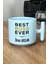 Kişiye Özel Best Boss Ever Pastel T Kulplu Kupa Bardak Mavi Patrona Doğum Günü Hediyesi 2