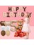 Yaş Folyolu Retro Ayıcık Kahverengi Folyolu Balon Happy Birthday Afiş Dekorasyon Doğum Günü Parti Seti Süsü 2