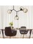 Liva 4lü Siyah Modern Genç Odası Mutfak Retro Salon Avize 1