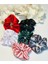 6 adet Saten Scrunchie Lastik Toka 2