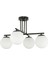Siyah Modern Spor Model Glop Beyaz Camlı Avize 1