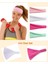 4 adet Penye Paraşüt Bandana, Saç Bandı Paraşüt Bandana, Saç Bandı 1