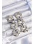 Pirinç Gümüş Renk Oval Ayna Model Sallantılı Küpe - TJ-BKP9251 1