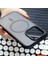 Apple iPhone 16 Pro Max Uyumlu Kılıf Zebana Fros Silikon Kılıf (Kablosuz Şarj Destekli) Siyah 2
