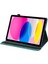 IPad 10.9 (2022) Için Çiçek Baskısı Otomatik Uyandırma Katlanabilir Standlı Pu Deri Kartı Tutucu Elastik Bantlı Damla Geçirmez Tablet Kılıfı (Yurt Dışından) 2