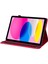 IPad 10.9 (2022) Için Çiçek Baskısı Otomatik Uyandırma Katlanabilir Standlı Pu Deri Kartı Tutucu Elastik Bantlı Damla Geçirmez Tablet Kılıfı (Yurt Dışından) 2
