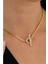 14 K Gold Kaplama 925 Ayar Gümüş T Kilit Choker Gurmet Zincir 2