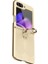 Samsung Galaxy Z Flip5 5g Nappa Doku Halka Tutucu Anti-Drop Deri + Pc Telefon Kapağı (Yurt Dışından) 1