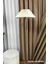 LMD-FR03 Conic Eskime Mat Gold Metal Lambader - Krem Kırma 4