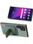 Samsung Galaxy S24 Ultra Kart Tutucu Katlanır Kickstand Deri Arka Kapak (Yurt Dışından) 4