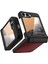 Samsung Galaxy Z Flip6 5g Litchi Texture Pu+Pc Kickstand Telefon Kılıfı (Yurt Dışından) 3