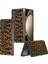 Samsung Galaxy Z Fold6 5g Leopar Desenli Pu+Pc Telefon Kılıfı (Yurt Dışından) 5