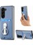 Samsung Galaxy Z Fold6 5g Kart Yuvası Karbon Fiber Doku Deri + Pc Telefon Kapağı (Yurt Dışından) 1