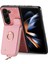 Samsung Galaxy Z Fold6 5g Fermuarlı Cep Halka Tutucu Deri + Pc Telefon Kapağı (Yurt Dışından) 5