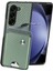 Samsung Galaxy Z Fold6 5g Karbon Fiber Dokulu Kart Tutucu Deri Arka Kapak (Yurt Dışından) 5