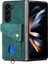 Samsung Galaxy Z Fold6 5g Kickstand Kart Çantası Deri + Askılı Pc Telefon Kapağı (Yurt Dışından) 4