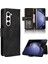 Samsung Galaxy Z Fold6 5g Vintage Pu Deri Cüzdan Standı Darbeye Dayanıklı Kapak (Yurt Dışından) 5